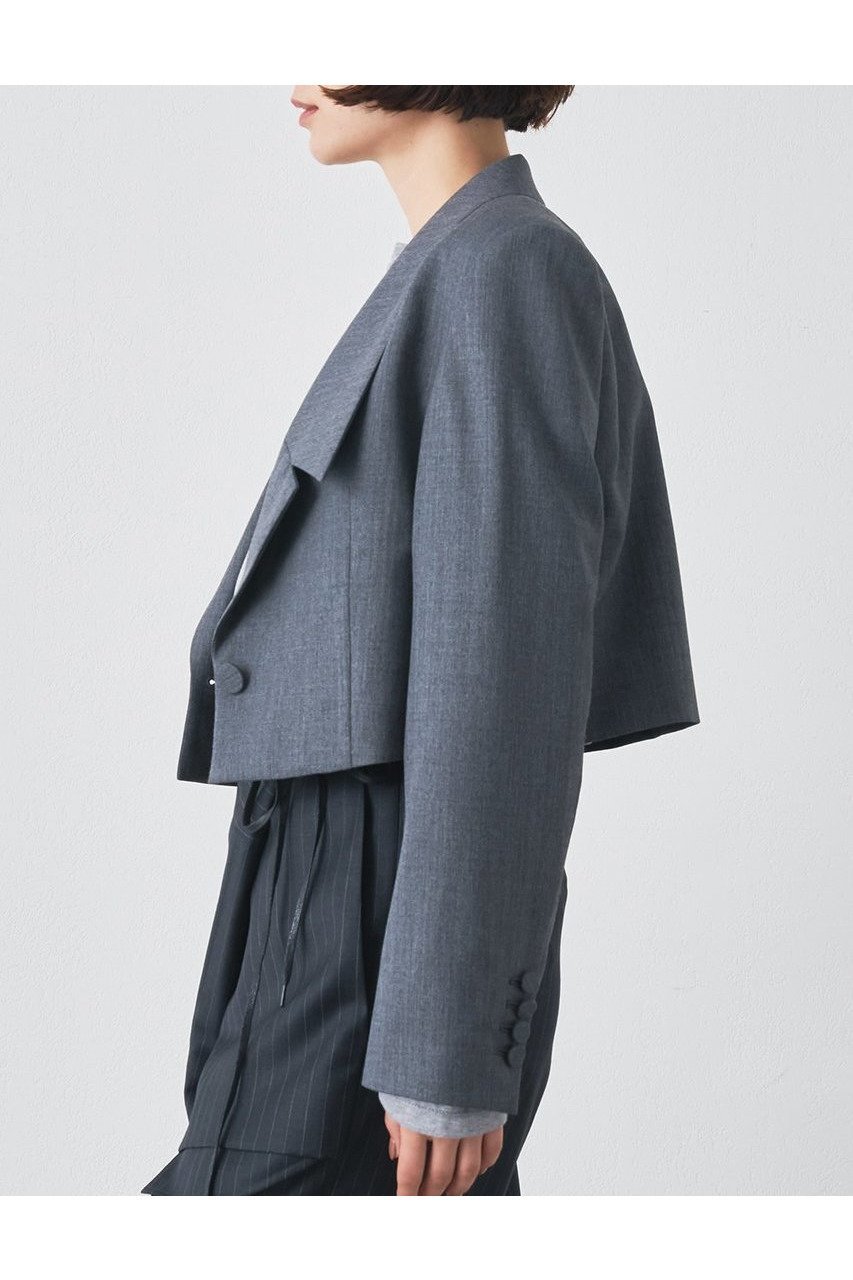 【ウィムガゼット/Whim Gazette】のウールギャバテーラージャケット 人気、トレンドファッション・服の通販 founy(ファニー) 　ファッション　Fashion　レディースファッション　Fashion for Women　アウター　Coat / Outerwear Collection　レディースジャケット・軽アウター　Jackets　2025年　2025　2025-2026秋冬・A/W　Autumn/Winter 2025–26 AW25–26　おすすめ　Recommended / Our Picks　クラシック　Classic, Timeless Style　クール　Cool, Chic　コンパクト　Compact, Small Size　ショート　Short, Short Length　ジャケット　Jacket, Outerwear　セットアップ　Set-Up, Coordinated Outfit　テーラード　Tailored, Tailored Fit　ドレープ　Drape, Draping Fabric　マニッシュ　Mannish, Boyish　A/W・秋冬　Autumn/Winter　other-3|ID: prp329100004644460 ipo3291000000033510655