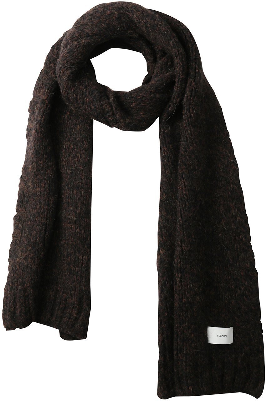 【セアン/SCEARN】のHAIRY BABY ALPACA ニット インテリア・キッズ・メンズ・レディースファッション・服の通販 founy(ファニー) 　ファッション　Fashion　レディースファッション　Fashion for Women　トップス・カットソー　Cut & Sew Tops　ニット　Knit Tops & Sweaters　カジュアルプルオーバー・ニットトップス　Pullovers & Knit Tops / Casual Pullovers　2025年　2025　2025-2026秋冬・A/W　Autumn/Winter 2025–26 AW25–26　シンプル　Simple, Minimal　ベビー　Baby, Babywear　マフラー　Scarf, Muffler　A/W・秋冬　Autumn/Winter　Brown|ID: prp329100004644464 ipo3291000000033510693