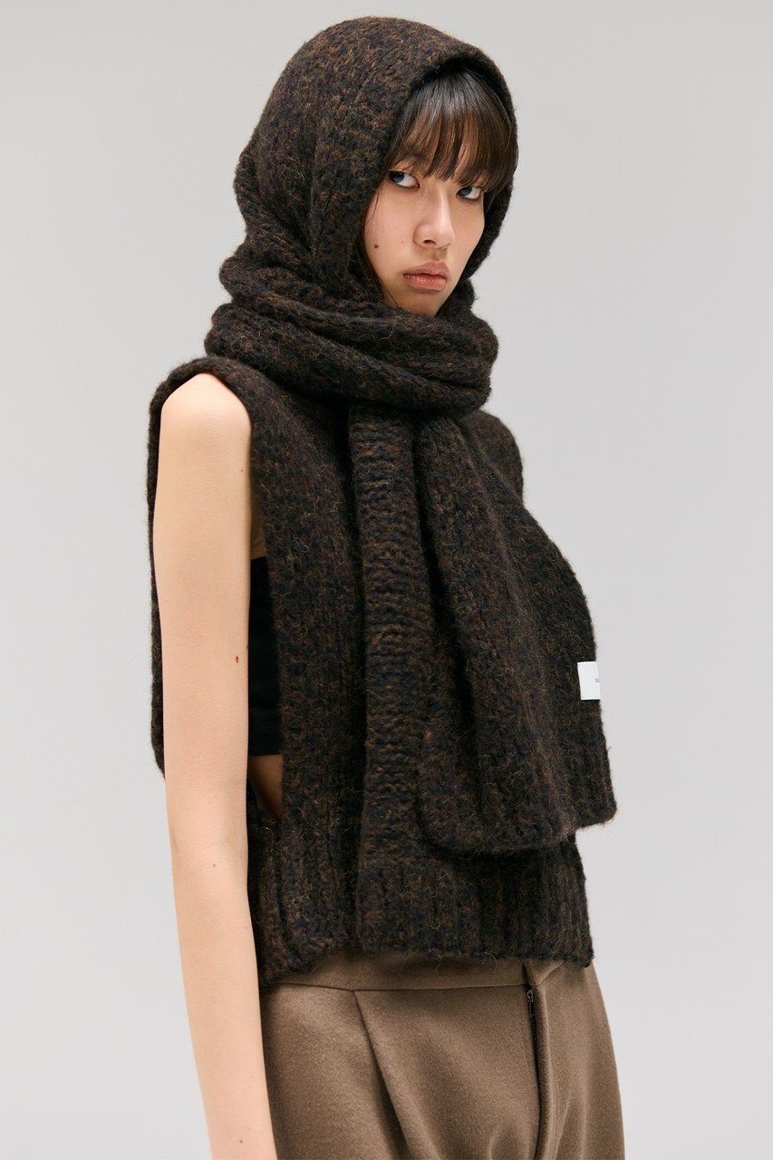 【セアン/SCEARN】のHAIRY BABY ALPACA ニット 人気、トレンドファッション・服の通販 founy(ファニー) 　ファッション　Fashion　レディースファッション　Fashion for Women　トップス・カットソー　Cut & Sew Tops　ニット　Knit Tops & Sweaters　カジュアルプルオーバー・ニットトップス　Pullovers & Knit Tops / Casual Pullovers　2025年　2025　2025-2026秋冬・A/W　Autumn/Winter 2025–26 AW25–26　シンプル　Simple, Minimal　ベビー　Baby, Babywear　マフラー　Scarf, Muffler　A/W・秋冬　Autumn/Winter　other-5|ID: prp329100004644464 ipo3291000000033510700