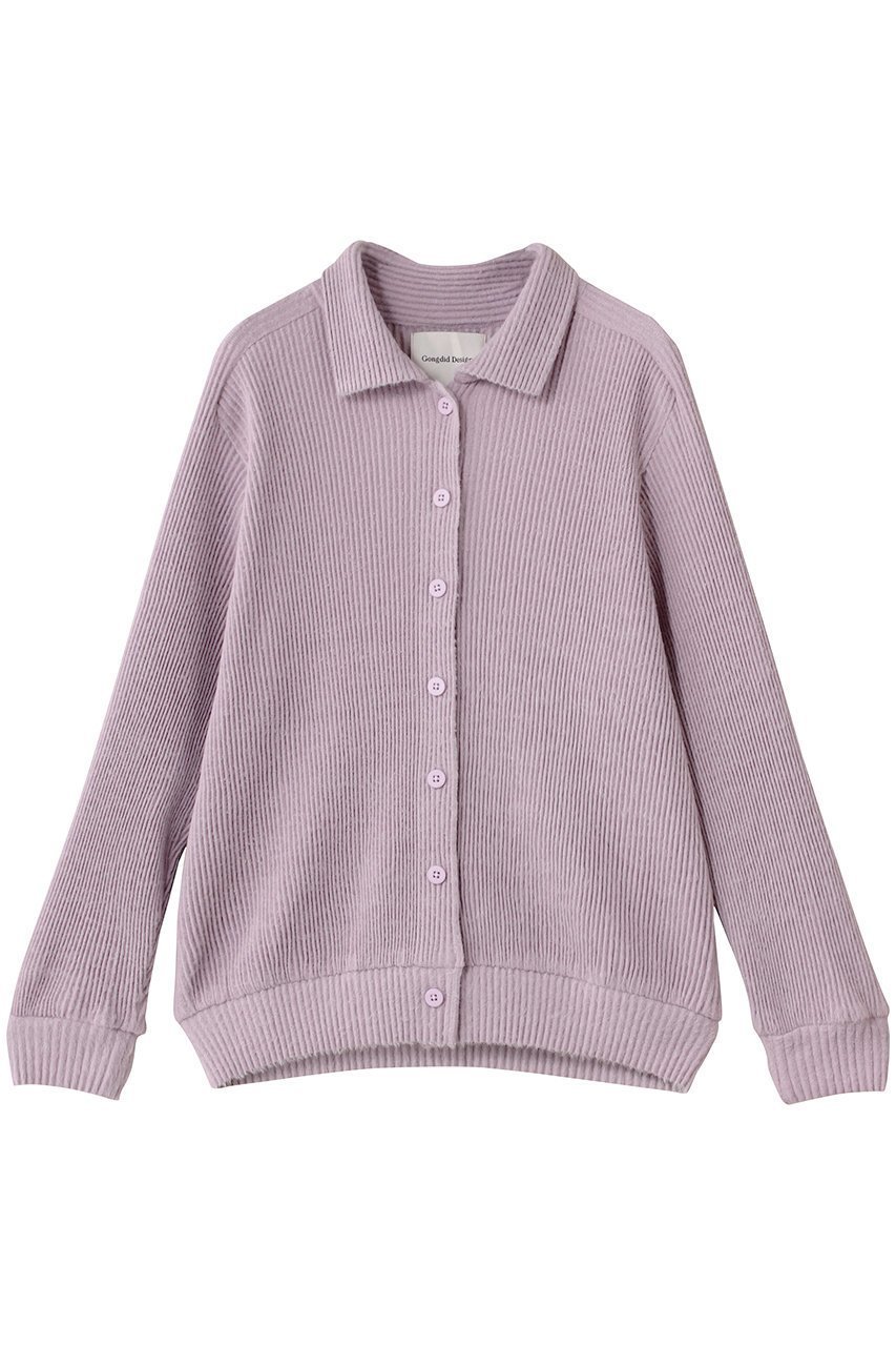 【エリオポール/heliopole】の【Gongdid Design】ニットプリーツカーディガン インテリア・キッズ・メンズ・レディースファッション・服の通販 founy(ファニー) 　ファッション　Fashion　レディースファッション　Fashion for Women　トップス・カットソー　Cut & Sew Tops　ニット　Knit Tops & Sweaters　カーディガン・羽織り　Layered Style Cardigans　2025年　2025　2025-2026秋冬・A/W　Autumn/Winter 2025–26 AW25–26　おすすめ　Recommended / Our Picks　カーディガン　Cardigan, Knitwear　ストライプ　Stripe, Striped Pattern　セットアップ　Set-Up, Coordinated Outfit　テクスチャー　Texture, Textured Fabric　パターン　Pattern, Design Print　ファブリック　Fabric, Textile　A/W・秋冬　Autumn/Winter　ライラック|ID: prp329100004644468 ipo3291000000033510718