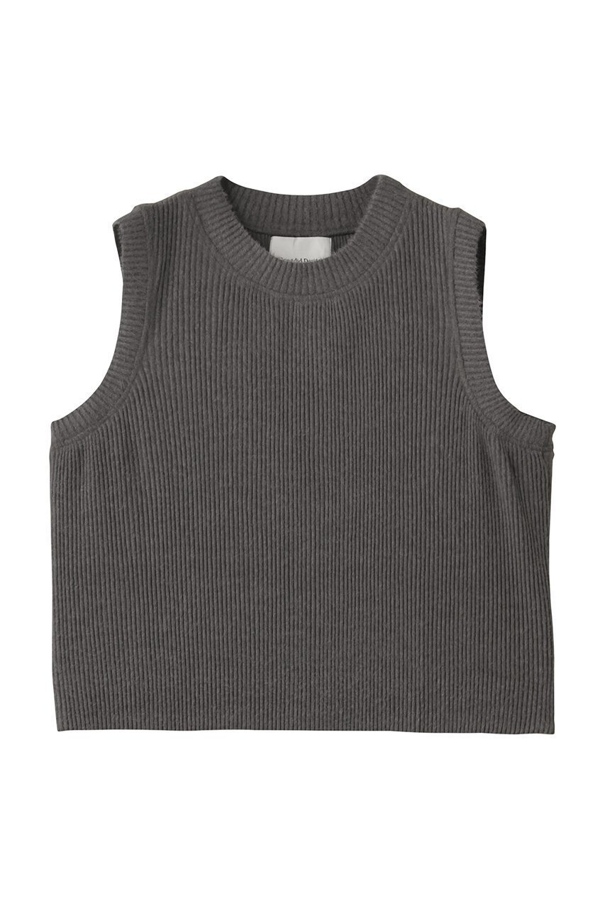 【エリオポール/heliopole】の【Gongdid Design】ニットプリーツベスト インテリア・キッズ・メンズ・レディースファッション・服の通販 founy(ファニー) 　ファッション　Fashion　レディースファッション　Fashion for Women　トップス・カットソー　Cut & Sew Tops　ニット　Knit Tops & Sweaters　ベスト&ジレ / 重ね着スタイル　Vests & Gilets　カジュアルプルオーバー・ニットトップス　Pullovers & Knit Tops / Casual Pullovers　2025年　2025　2025-2026秋冬・A/W　Autumn/Winter 2025–26 AW25–26　おすすめ　Recommended / Our Picks　シンプル　Simple, Minimal　ストライプ　Stripe, Striped Pattern　セットアップ　Set-Up, Coordinated Outfit　テクスチャー　Texture, Textured Fabric　パターン　Pattern, Design Print　ファブリック　Fabric, Textile　ベスト　Vest, Waistcoat　A/W・秋冬　Autumn/Winter　チャコールグレー|ID: prp329100004644470 ipo3291000000033510726