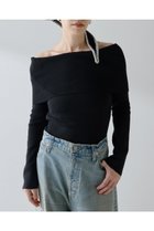 【ウィムガゼット/Whim Gazette】のオフショルニットプルオーバー 人気、トレンドファッション・服の通販 founy(ファニー) ファッション Fashion レディースファッション Fashion for Women トップス・カットソー Cut & Sew Tops ニット Knit Tops & Sweaters カジュアルプルオーバー・ニットトップス Pullovers & Knit Tops / Casual Pullovers 2025年 2025 2025-2026秋冬・A/W Autumn/Winter 2025–26 AW25–26 ストレッチ Stretch, Stretchy Fabric フィット Fit, Slim Fit エレガント 上品 Elegant A/W・秋冬 Autumn/Winter 長袖 Long Sleeve, Full Sleeve thumbnail ブラック|ID: prp329100004644471 ipo3291000000033510736