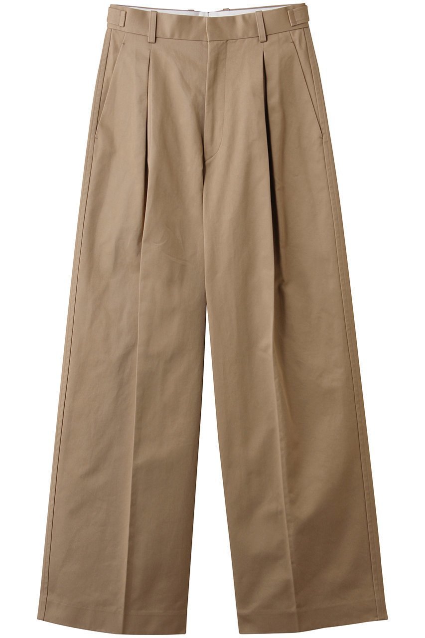 【ブラミンク/BLAMINK】のサイドベルトパンツ インテリア・キッズ・メンズ・レディースファッション・服の通販 founy(ファニー) 　ファッション　Fashion　レディースファッション　Fashion for Women　パンツ　Pants & Trousers　ベルト&ウエストマーク　Belts & Waist Accessories　センター　Center, Center Line　ワイド　Wide, Wide Fit　ベージュ|ID: prp329100004644476 ipo3291000000035966742