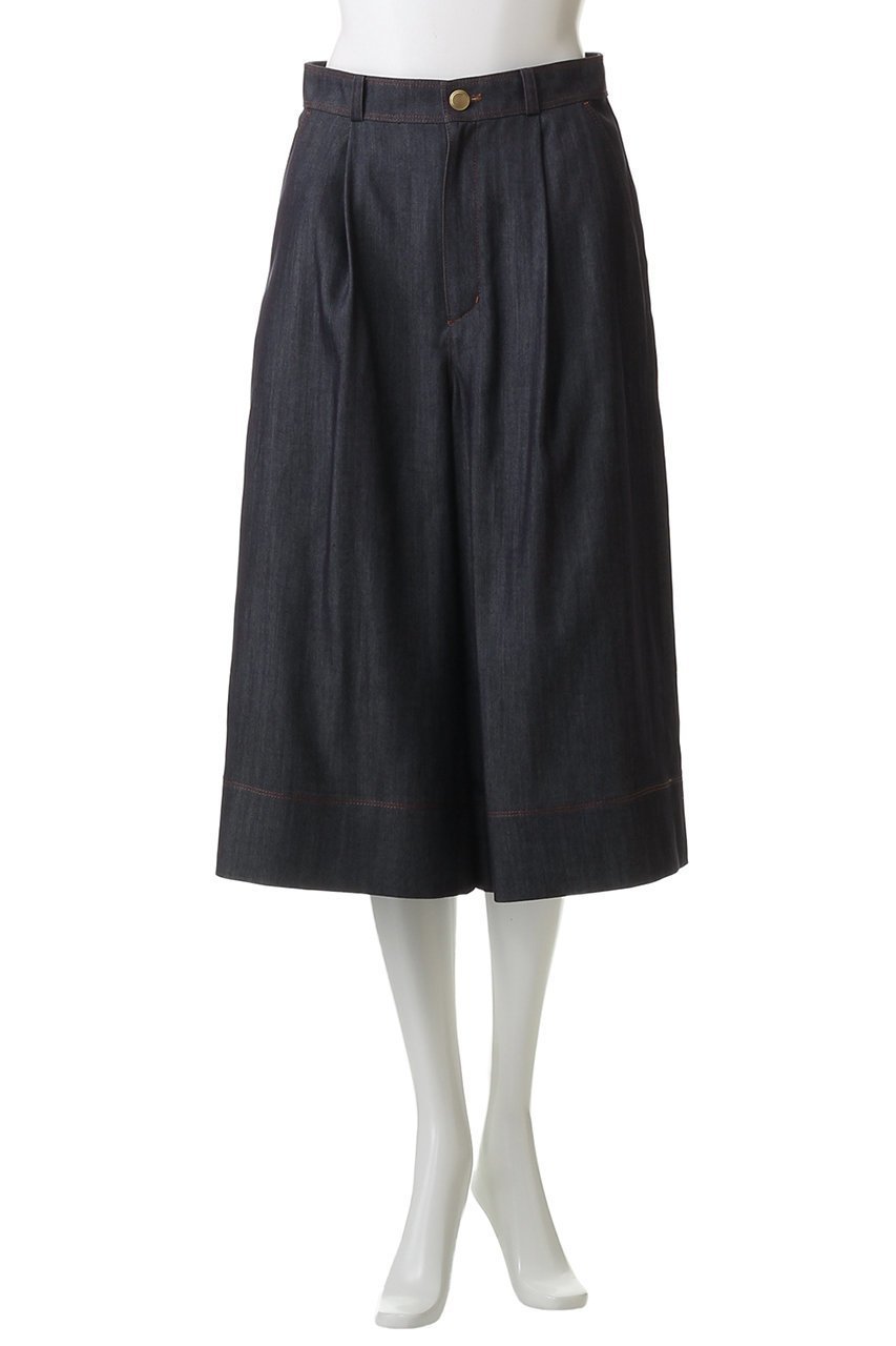 【アナイ/ANAYI】のライトデニムライクガウチョパンツ 人気、トレンドファッション・服の通販 founy(ファニー) 　ファッション　Fashion　レディースファッション　Fashion for Women　パンツ　Pants & Trousers　2025年　2025　2025-2026秋冬・A/W　Autumn/Winter 2025–26 AW25–26　ガウチョ　Gaucho　ストレッチ　Stretch, Stretchy Fabric　スマート　Smart, Elegant　ドレープ　Drape, Draping Fabric　バランス　Balance, Style Balance　ワイド　Wide, Wide Fit　A/W・秋冬　Autumn/Winter　other-2|ID: prp329100004644477 ipo3291000000033510795