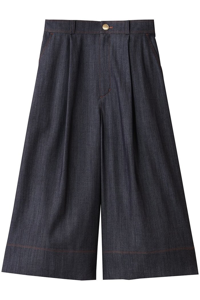 【アナイ/ANAYI】のライトデニムライクガウチョパンツ インテリア・キッズ・メンズ・レディースファッション・服の通販 founy(ファニー) https://founy.com/ ファッション Fashion レディースファッション Fashion for Women パンツ Pants & Trousers ガウチョ Gaucho ストレッチ Stretch, Stretchy Fabric スマート Smart, Elegant ドレープ Drape, Draping Fabric バランス Balance, Style Balance ワイド Wide, Wide Fit |ID: prp329100004644477 ipo3291000000035497152