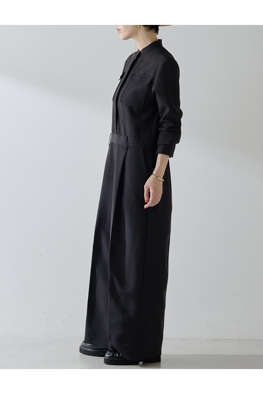 【ウィムガゼット/Whim Gazette】のバンドカラーオールインワン 人気、トレンドファッション・服の通販 founy(ファニー) 　ファッション　Fashion　レディースファッション　Fashion for Women　パンツ　Pants & Trousers　2025年　2025　2025-2026秋冬・A/W　Autumn/Winter 2025–26 AW25–26　シンプル　Simple, Minimal　ストレッチ　Stretch, Stretchy Fabric　スーツ　Suit, Formalwear　フラップ　Flap, Flap Pocket　ポケット　Pocket, Pocket Detail　マニッシュ　Mannish, Boyish　リラックス　Relax, Relaxed Fit　A/W・秋冬　Autumn/Winter　other-2|ID: prp329100004644479 ipo3291000000033510808