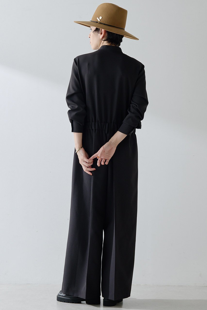 【ウィムガゼット/Whim Gazette】のバンドカラーオールインワン 人気、トレンドファッション・服の通販 founy(ファニー) 　ファッション　Fashion　レディースファッション　Fashion for Women　パンツ　Pants & Trousers　シンプル　Simple, Minimal　ストレッチ　Stretch, Stretchy Fabric　スーツ　Suit, Formalwear　フラップ　Flap, Flap Pocket　ポケット　Pocket, Pocket Detail　マニッシュ　Mannish, Boyish　リラックス　Relax, Relaxed Fit　other-3|ID: prp329100004644479 ipo3291000000035966757