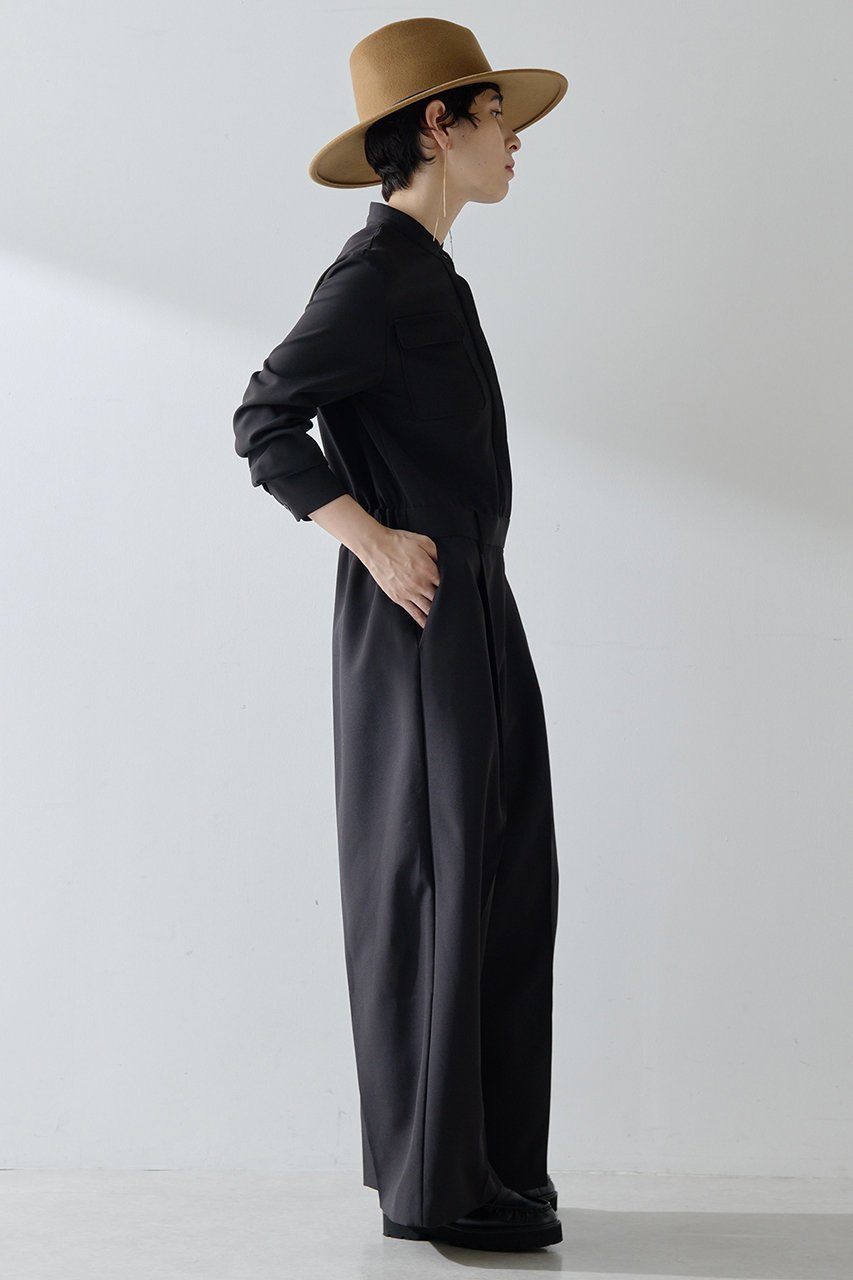 【ウィムガゼット/Whim Gazette】のバンドカラーオールインワン 人気、トレンドファッション・服の通販 founy(ファニー) 　ファッション　Fashion　レディースファッション　Fashion for Women　パンツ　Pants & Trousers　シンプル　Simple, Minimal　ストレッチ　Stretch, Stretchy Fabric　スーツ　Suit, Formalwear　フラップ　Flap, Flap Pocket　ポケット　Pocket, Pocket Detail　マニッシュ　Mannish, Boyish　リラックス　Relax, Relaxed Fit　other-4|ID: prp329100004644479 ipo3291000000035966758