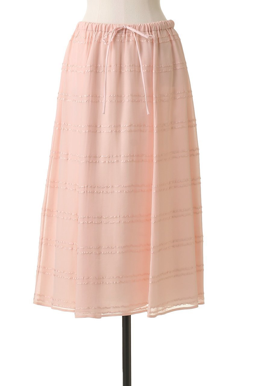 【ブラミンク/BLAMINK】のシルクフリルギャザースカート 人気、トレンドファッション・服の通販 founy(ファニー) ファッション Fashion レディースファッション Fashion for Women スカート Skirts ギャザー Gathered, Ruffled シアー Sheer, See-Through バランス Balance, Style Balance フリル Frill, Ruffle フレア Flare, Flared ボーダー Border, Stripe ロング Long, Long-Length エレガント 上品 Elegant 羽織 Haori, Light Jacket other-2|ID: prp329100004644483 ipo3291000000036064207