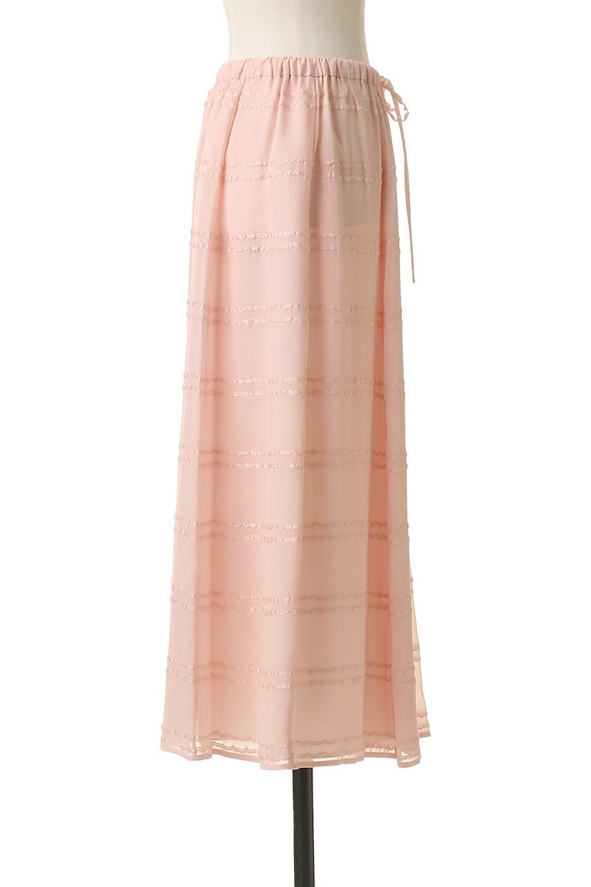 【ブラミンク/BLAMINK】のシルクフリルギャザースカート 人気、トレンドファッション・服の通販 founy(ファニー) ファッション Fashion レディースファッション Fashion for Women スカート Skirts ギャザー Gathered, Ruffled シアー Sheer, See-Through バランス Balance, Style Balance フリル Frill, Ruffle フレア Flare, Flared ボーダー Border, Stripe ロング Long, Long-Length エレガント 上品 Elegant 羽織 Haori, Light Jacket other-3|ID: prp329100004644483 ipo3291000000036064208