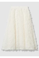 【アナイ/ANAYI】のフェザーカットジャガードフレア スカート 人気、トレンドファッション・服の通販 founy(ファニー) ファッション Fashion レディースファッション Fashion for Women スカート Skirts Aライン・フレアスカート A-Line & Flared Skirts ロングスカート Long Skirts / Maxi & Midi Skirts おすすめ Recommended / Our Picks エアリー Airy Texture シアー Sheer, See-Through シンプル Simple, Minimal ジャカード／ジャガード Jacquard, Woven Pattern セットアップ Set-Up, Coordinated Outfit フリンジ Fringe, Tassel フレア Flare, Flared ロング Long, Long-Length 再入荷 Restock / Back in Stock |ID:prp329100004644484