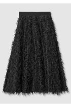 【アナイ/ANAYI】のフェザーカットジャガードフレア スカート ブラック|ID: prp329100004644484 ipo3291000000035427364