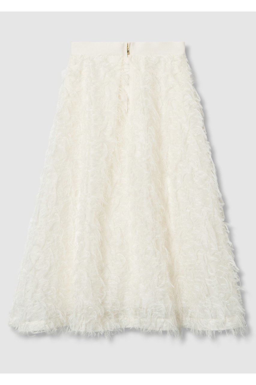 【アナイ/ANAYI】のフェザーカットジャガードフレア スカート 人気、トレンドファッション・服の通販 founy(ファニー) 　ファッション　Fashion　レディースファッション　Fashion for Women　スカート　Skirts　Aライン・フレアスカート　A-Line & Flared Skirts　ロングスカート　Long Skirts / Maxi & Midi Skirts　おすすめ　Recommended / Our Picks　エアリー　Airy Texture　シアー　Sheer, See-Through　シンプル　Simple, Minimal　ジャカード／ジャガード　Jacquard, Woven Pattern　セットアップ　Set-Up, Coordinated Outfit　フリンジ　Fringe, Tassel　フレア　Flare, Flared　ロング　Long, Long-Length　other-2|ID: prp329100004644484 ipo3291000000035641885
