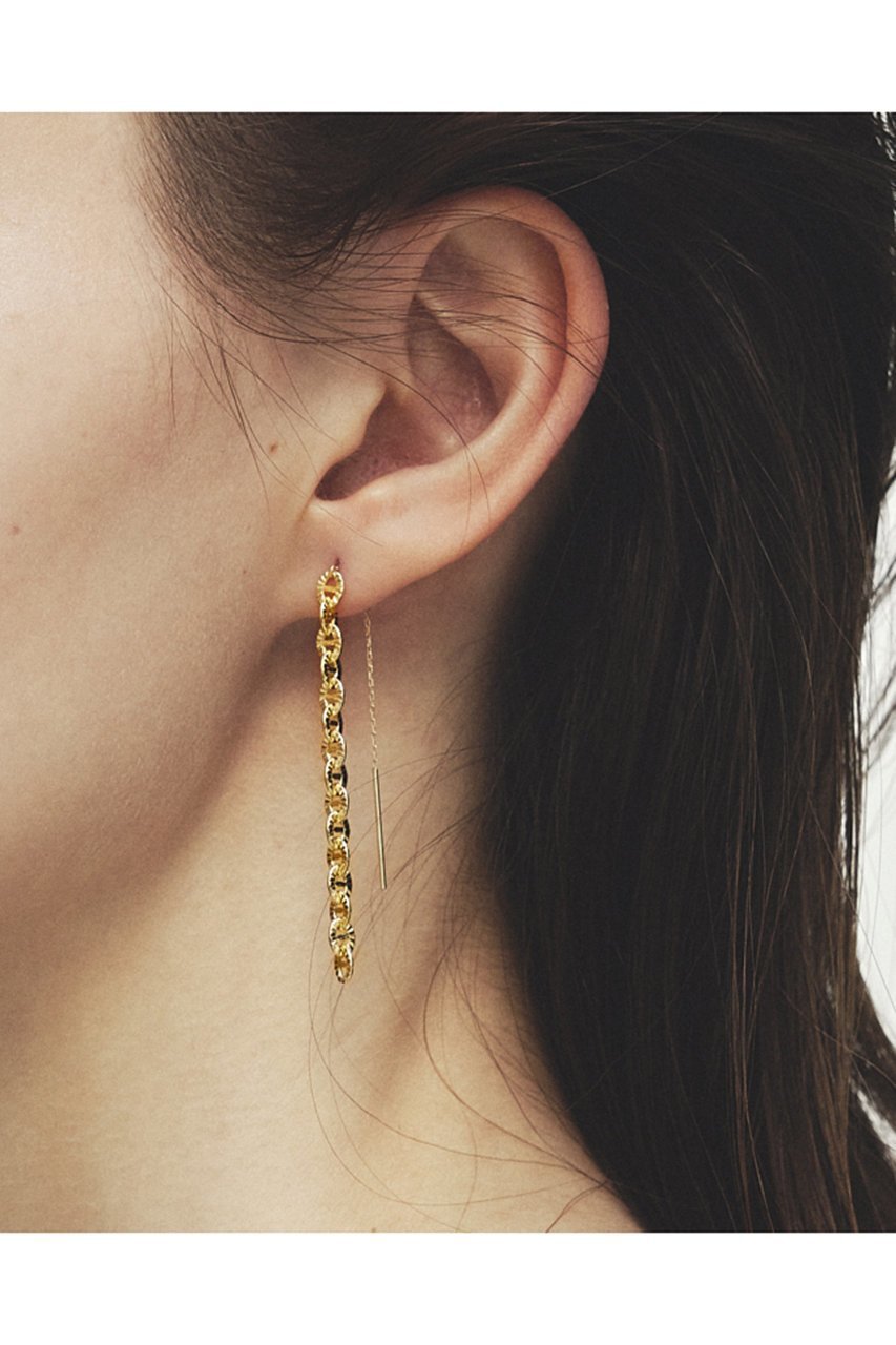 【ルボンボン/les bonbon】のK18 confident ピアス(片耳用) 人気、トレンドファッション・服の通販 founy(ファニー) 　ファッション　Fashion　レディースファッション　Fashion for Women　ジュエリー　Jewelry　ファッションリング　Fashion Rings　イヤリング・フープ・ドロップタイプ　Hoop, Drop & Clip Earrings　イヤリング　Earrings　エレガント 上品　Elegant　チェーン　Chain, Chain Strap　片耳　One-Ear, Single Earring　other-2|ID: prp329100004645338 ipo3291000000035868471