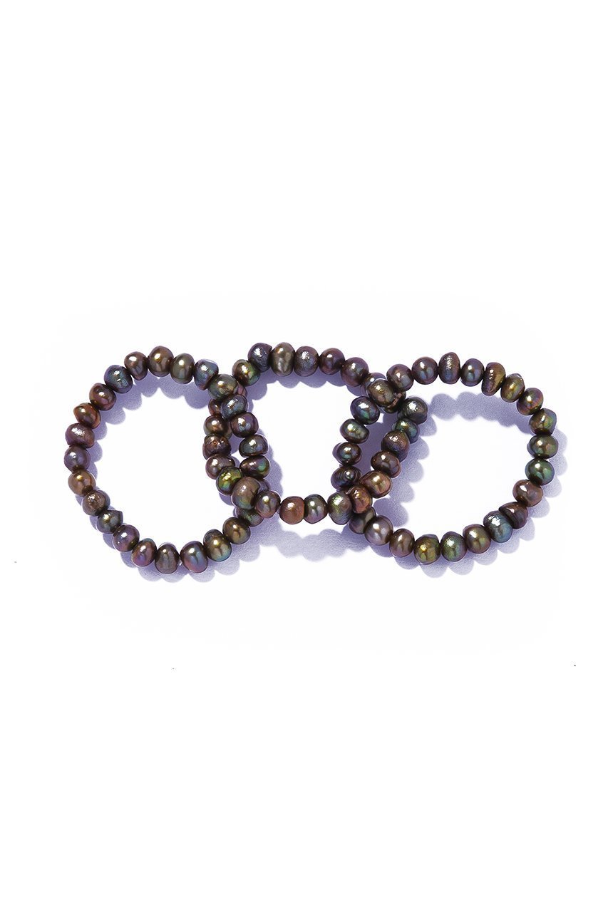 【ルボンボン/les bonbon】のconation pearl リング インテリア・キッズ・メンズ・レディースファッション・服の通販 founy(ファニー) 　ファッション　Fashion　レディースファッション　Fashion for Women　ジュエリー　Jewelry　エレガント 上品　Elegant　パール　Pearl, Pearl Accent　ブラウン|ID: prp329100004645362 ipo3291000000036039126