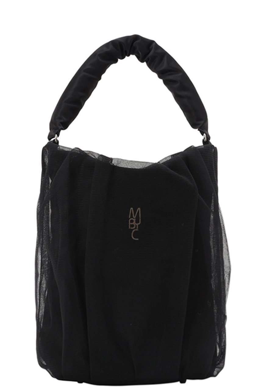 【ミラ ショーン バイ チカ キサダ/mila schon by chika kisada】のチュールレイヤード ロゴバック インテリア・キッズ・メンズ・レディースファッション・服の通販 founy(ファニー) ファッション Fashion レディースファッション Fashion for Women バッグ Bags おすすめ Recommended / Our Picks エアリー Airy Texture コンパクト Compact, Small Size チュール Tulip, Tulip Motif エレガント 上品 Elegant ブラック|ID: prp329100004645374 ipo3291000000036039159