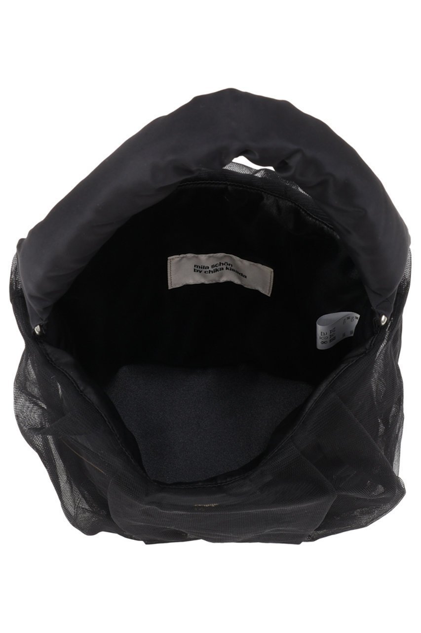 【ミラ ショーン バイ チカ キサダ/mila schon by chika kisada】のチュールレイヤード ロゴバック 人気、トレンドファッション・服の通販 founy(ファニー) ファッション Fashion レディースファッション Fashion for Women バッグ Bags おすすめ Recommended / Our Picks エアリー Airy Texture コンパクト Compact, Small Size チュール Tulip, Tulip Motif エレガント 上品 Elegant other-6|ID: prp329100004645374 ipo3291000000036039170