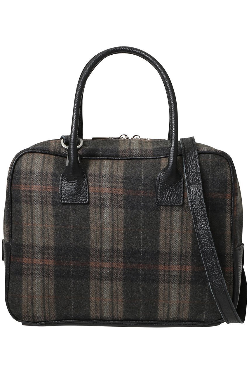 【カシオペア/Kassiopea】のKLEO スクエアボストンバッグ インテリア・キッズ・メンズ・レディースファッション・服の通販 founy(ファニー) 　ファッション　Fashion　レディースファッション　Fashion for Women　バッグ　Bags　2025年　2025　2025-2026秋冬・A/W　Autumn/Winter 2025–26 AW25–26　スクエア　Square, Square Shape　チェック　Check, Plaid, Tartan　ファブリック　Fabric, Textile　ボストン　Boston　ボストンバッグ　Boston Bag, Retro Bag　A/W・秋冬　Autumn/Winter　ブラウンチェック|ID: prp329100004645380 ipo3291000000033526254