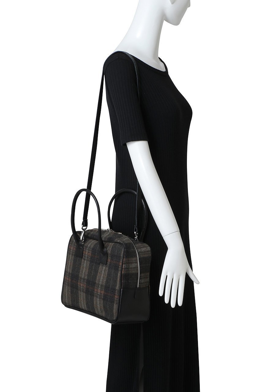 【カシオペア/Kassiopea】のKLEO スクエアボストンバッグ 人気、トレンドファッション・服の通販 founy(ファニー) 　ファッション　Fashion　レディースファッション　Fashion for Women　バッグ　Bags　2025年　2025　2025-2026秋冬・A/W　Autumn/Winter 2025–26 AW25–26　スクエア　Square, Square Shape　チェック　Check, Plaid, Tartan　ファブリック　Fabric, Textile　ボストン　Boston　ボストンバッグ　Boston Bag, Retro Bag　A/W・秋冬　Autumn/Winter　other-2|ID: prp329100004645380 ipo3291000000033526256