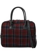 【カシオペア/Kassiopea】のKLEO スクエアボストンバッグ ボルドーチェック|ID: prp329100004645380 ipo3291000000035868649