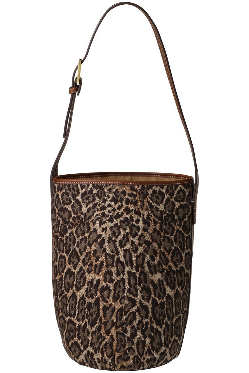 【ア ヴァケーション/A VACATION】のMARCHE ショルダーバッグ インテリア・キッズ・メンズ・レディースファッション・服の通販 founy(ファニー) 　ファッション　Fashion　レディースファッション　Fashion for Women　バッグ　Bags　ジャカード／ジャガード　Jacquard, Woven Pattern　フォルム　Silhouette, Form　人気　Popular, Best Seller　ブラウンレオパード|ID: prp329100004645395 ipo3291000000036466263