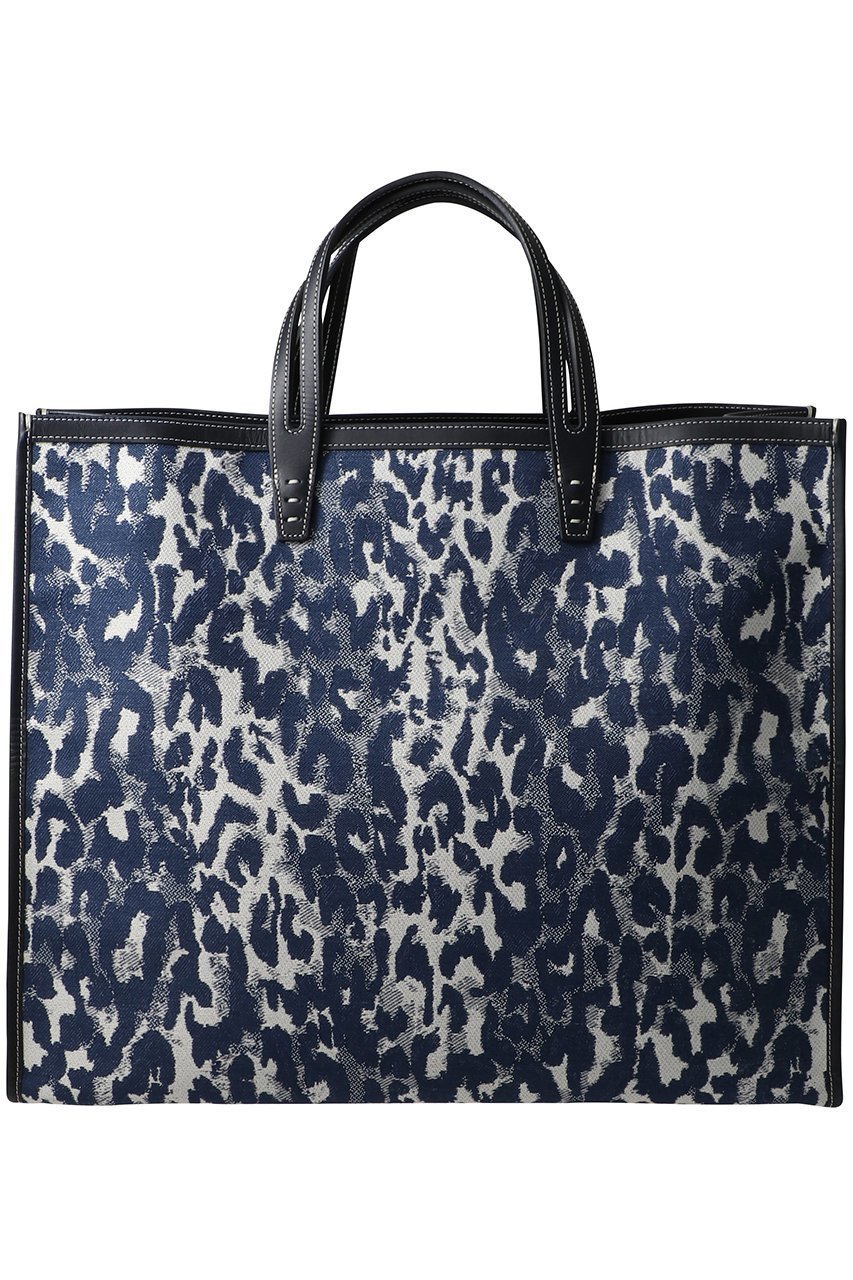 【ア ヴァケーション/A VACATION】のTANK トートバッグ インテリア・キッズ・メンズ・レディースファッション・服の通販 founy(ファニー) 　ファッション　Fashion　レディースファッション　Fashion for Women　バッグ　Bags　シンプル　Simple, Minimal　デニム　Denim, Jeans Material　フィット　Fit, Slim Fit　フォルム　Silhouette, Form　レオパード　Leopard, Animal Print　A/W・秋冬　Autumn/Winter　ブルーレオパード|ID: prp329100004645399 ipo3291000000035868696