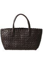 【ファロルニ/FALORNI】のインバッグ付きイントレチャートトートバッグ ダークブラウン|ID: prp329100004645409 ipo3291000000036241851