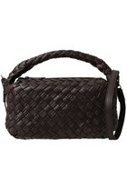 【ファロルニ/FALORNI】のイントレチャート2wayミニハンドバッグ ダークブラウン|ID: prp329100004645410 ipo3291000000036241863