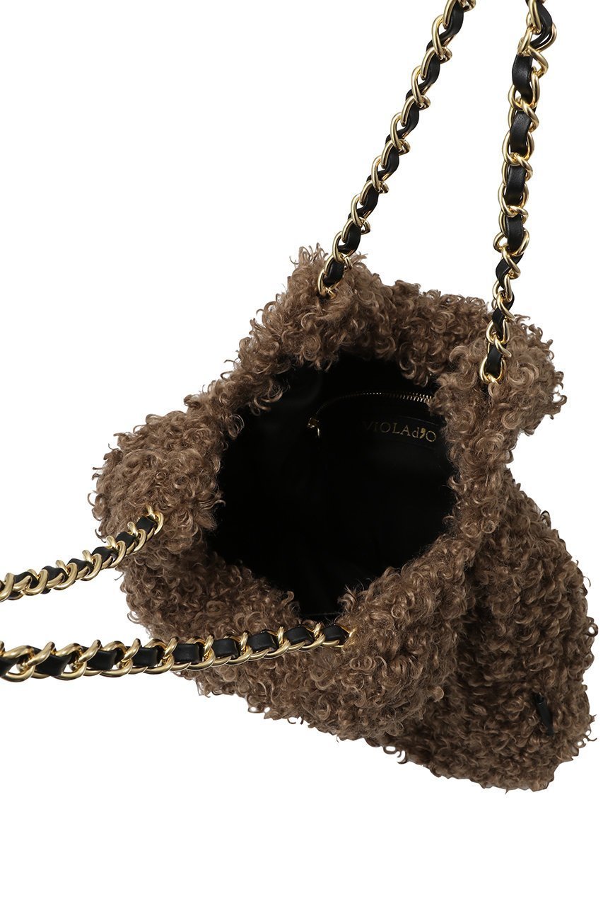 【ヴィオラドーロ/VIOLAd'ORO】のELMO フェイクカルガンラムチェーンショルダーバッグ 人気、トレンドファッション・服の通販 founy(ファニー) 　ファッション　Fashion　レディースファッション　Fashion for Women　バッグ　Bags　2025年　2025　2025-2026秋冬・A/W　Autumn/Winter 2025–26 AW25–26　チェーン　Chain, Chain Strap　リュクス　Luxury, Elegant, High-End, Chic　A/W・秋冬　Autumn/Winter　ビジネス 仕事 通勤　Business / Work / Commuting　other-5|ID: prp329100004645417 ipo3291000000033526538