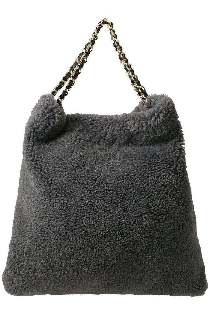 【ヴィオラドーロ/VIOLAd'ORO】のELMO フェイクムートンチェーンショルダートート L インテリア・キッズ・メンズ・レディースファッション・服の通販 founy(ファニー) https://founy.com/ ファッション Fashion レディースファッション Fashion for Women バッグ Bags チェーン Chain, Chain Strap エレガント 上品 Elegant |ID: prp329100004645418 ipo3291000000035868767