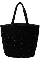 【マリュス/MALUS】のベルベット キルティング トートバッグ ブラック|ID: prp329100004645424 ipo3291000000036885291