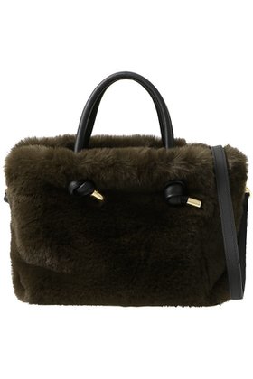 【ヴィオラドーロ/VIOLAd'ORO】 ELMO レッキス調フェイクファーハンドバッグ人気、トレンドファッション・服の通販 founy(ファニー) ファッション Fashion レディースファッション Fashion for Women バッグ Bags 2025年 2025 2025-2026秋冬・A/W Autumn/Winter 2025–26 AW25–26 パーティ Party, Party Style フェイクファー Faux Fur, Imitation Fur ポーチ Pouch, Small Case リュクス Luxury, Elegant, High-End, Chic A/W・秋冬 Autumn/Winter 財布 Wallet, Purse |ID:prp329100004645430