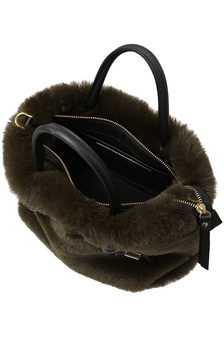 【ヴィオラドーロ/VIOLAd'ORO】のELMO レッキス調フェイクファーハンドバッグ 人気、トレンドファッション・服の通販 founy(ファニー) 　ファッション　Fashion　レディースファッション　Fashion for Women　バッグ　Bags　2025年　2025　2025-2026秋冬・A/W　Autumn/Winter 2025–26 AW25–26　パーティ　Party, Party Style　フェイクファー　Faux Fur, Imitation Fur　ポーチ　Pouch, Small Case　リュクス　Luxury, Elegant, High-End, Chic　A/W・秋冬　Autumn/Winter　財布　Wallet, Purse　other-5|ID: prp329100004645430 ipo3291000000033526640