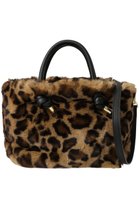 【ヴィオラドーロ/VIOLAd'ORO】のELMO レッキス調フェイクファーハンドバッグ レオパードベージュ|ID: prp329100004645430 ipo3291000000035868841