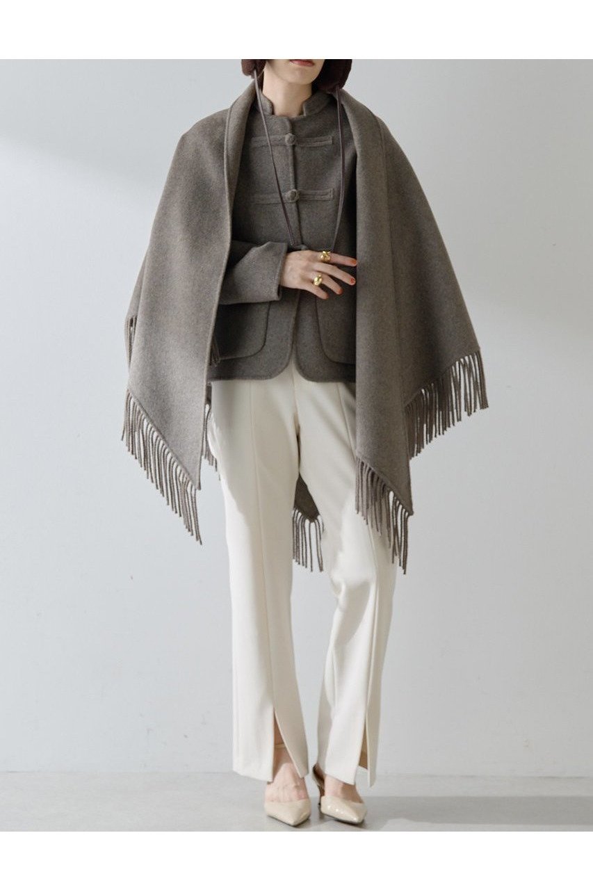 【ウィムガゼット/Whim Gazette】の【Christian AKS】Wool Fringe Stole 人気、トレンドファッション・服の通販 founy(ファニー) 　ファッション　Fashion　レディースファッション　Fashion for Women　ストール　Soft & Warm Scarves　マフラー・スヌード / 冬小物の定番　Scarves & Mufflers　シンプル　Simple, Minimal　ストール　Stole, Wrap　フリンジ　Fringe, Tassel　別注　Limited Edition, Custom Order　マフラー　Scarf, Muffler　A/W・秋冬　Autumn/Winter　2025年　2025　2025-2026秋冬・A/W　Autumn/Winter 2025–26 AW25–26　other-2|ID: prp329100004645438 ipo3291000000033526694