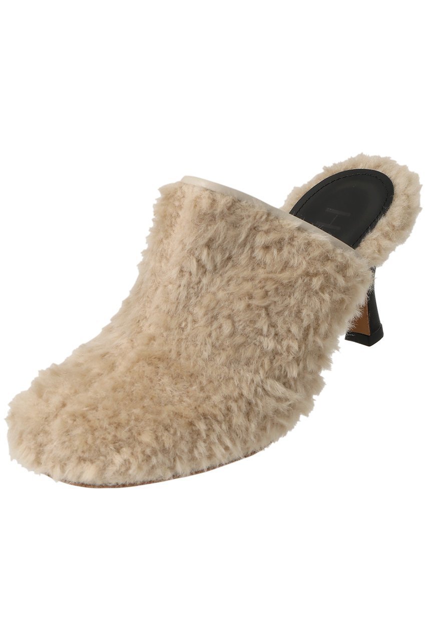 【ヒューン/HEWN】のフェイクファーミュール インテリア・キッズ・メンズ・レディースファッション・服の通販 founy(ファニー) 　ファッション　Fashion　レディースファッション　Fashion for Women　サンダル　Sandals, Summer Shoes　デニム　Denim, Jeans Material　フェイクファー　Faux Fur, Imitation Fur　ミュール　Mule, Backless Shoes　モダン　Modern, Contemporary　ベージュ|ID: prp329100004645461 ipo3291000000036039302