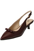 【ファビオ ルスコーニ/FABIO RUSCONI】のリボン付きバックストラップパンプス プラム|ID: prp329100004645467 ipo3291000000036133427