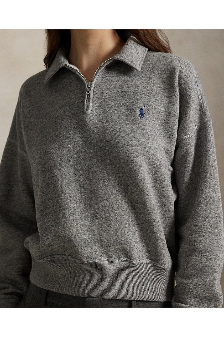 【ラルフローレン/RALPH LAUREN】の【POLO RALPH LAUREN】PRL HZ ロングスリーブ スウェットシャツ 人気、トレンドファッション・服の通販 founy(ファニー) 　ファッション　Fashion　レディースファッション　Fashion for Women　トップス・カットソー　Cut & Sew Tops　シャツ・ブラウス・オフィスカジュアル　Elegant Blouses & Button-Ups　レディースパーカー・カジュアルフーディー　Casual Hoodies & Sweatshirts　ロングTシャツ・Tシャツ　Longline T-Shirts & Tees　スウェット・クルーネックトップス　Sweatshirts & Crewnecks / Relaxed Fit Sweat Tops　カットソー・ベーシックTシャツ　Cut-and-Sewn Tops / Stretch Tees & Basics　2025年　2025　2025-2026秋冬・A/W　Autumn/Winter 2025–26 AW25–26　シンプル　Simple, Minimal　スリーブ　Sleeve, Long Sleeve / Short Sleeve　バランス　Balance, Style Balance　フェミニン　Feminine, Girly　ボトム　Bottoms, Lower Wear　ラッフル　Ruffle, Frill　ロング　Long, Long-Length　エレガント 上品　Elegant　A/W・秋冬　Autumn/Winter　other-2|ID: prp329100004645472 ipo3291000000033526953