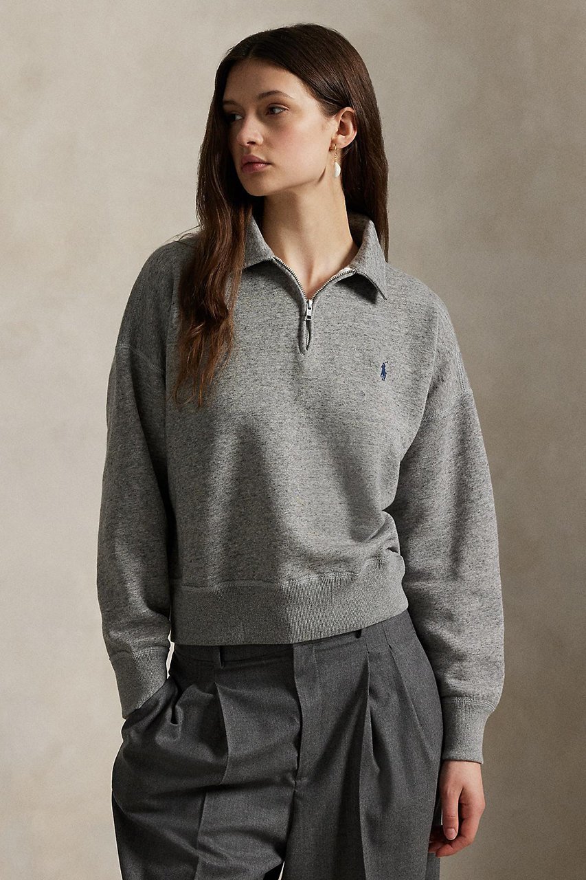 【ラルフローレン/RALPH LAUREN】の【POLO RALPH LAUREN】PRL HZ ロングスリーブ スウェットシャツ 人気、トレンドファッション・服の通販 founy(ファニー) 　ファッション　Fashion　レディースファッション　Fashion for Women　トップス・カットソー　Cut & Sew Tops　シャツ・ブラウス・オフィスカジュアル　Elegant Blouses & Button-Ups　レディースパーカー・カジュアルフーディー　Casual Hoodies & Sweatshirts　ロングTシャツ・Tシャツ　Longline T-Shirts & Tees　スウェット・クルーネックトップス　Sweatshirts & Crewnecks / Relaxed Fit Sweat Tops　カットソー・ベーシックTシャツ　Cut-and-Sewn Tops / Stretch Tees & Basics　シンプル　Simple, Minimal　スリーブ　Sleeve, Long Sleeve / Short Sleeve　バランス　Balance, Style Balance　フェミニン　Feminine, Girly　ボトム　Bottoms, Lower Wear　ラッフル　Ruffle, Frill　ロング　Long, Long-Length　エレガント 上品　Elegant　other-5|ID: prp329100004645472 ipo3291000000036133450