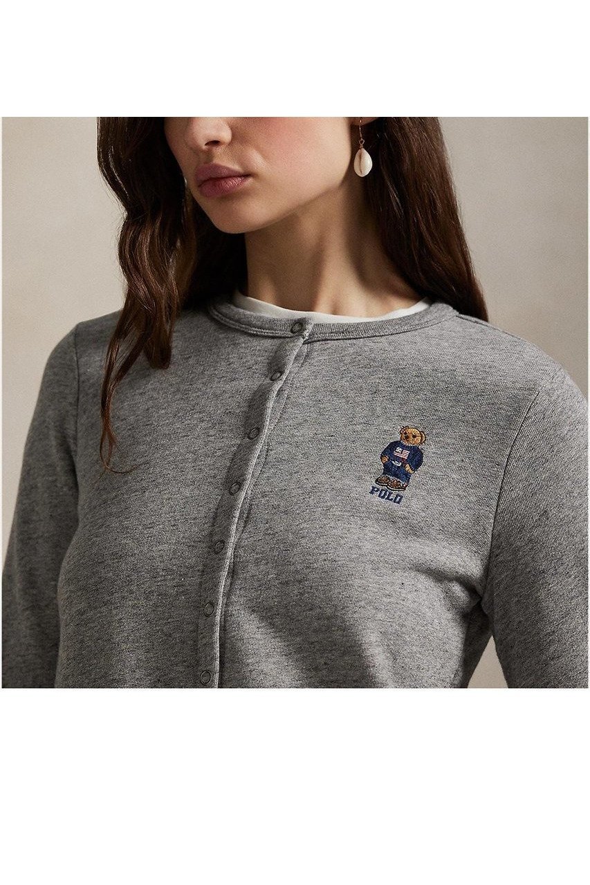 【ラルフローレン/RALPH LAUREN】の【POLO RALPH LAUREN】Polo ベア フレンチ テリー カーディガン 人気、トレンドファッション・服の通販 founy(ファニー) 　ファッション　Fashion　レディースファッション　Fashion for Women　トップス・カットソー　Cut & Sew Tops　カーディガン・羽織り　Layered Style Cardigans　シャツ・ブラウス・オフィスカジュアル　Elegant Blouses & Button-Ups　ロングTシャツ・Tシャツ　Longline T-Shirts & Tees　カットソー・ベーシックTシャツ　Cut-and-Sewn Tops / Stretch Tees & Basics　2025年　2025　2025-2026秋冬・A/W　Autumn/Winter 2025–26 AW25–26　カーディガン　Cardigan, Knitwear　スタイリッシュ　Stylish, Fashionable　フレンチ　French, French Style　A/W・秋冬　Autumn/Winter　other-2|ID: prp329100004645473 ipo3291000000033526961