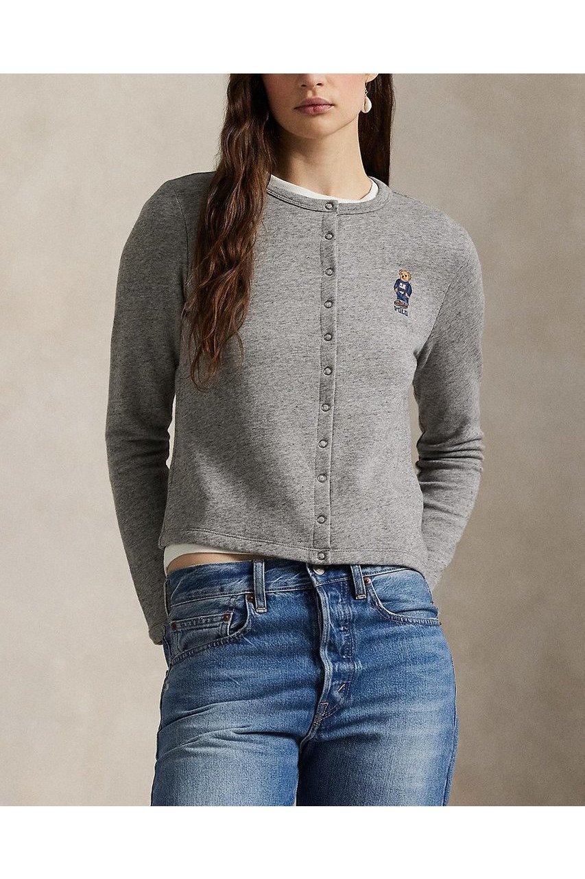 【ラルフローレン/RALPH LAUREN】の【POLO RALPH LAUREN】Polo ベア フレンチ テリー カーディガン 人気、トレンドファッション・服の通販 founy(ファニー) 　ファッション　Fashion　レディースファッション　Fashion for Women　トップス・カットソー　Cut & Sew Tops　カーディガン・羽織り　Layered Style Cardigans　シャツ・ブラウス・オフィスカジュアル　Elegant Blouses & Button-Ups　ロングTシャツ・Tシャツ　Longline T-Shirts & Tees　カットソー・ベーシックTシャツ　Cut-and-Sewn Tops / Stretch Tees & Basics　2025年　2025　2025-2026秋冬・A/W　Autumn/Winter 2025–26 AW25–26　カーディガン　Cardigan, Knitwear　スタイリッシュ　Stylish, Fashionable　フレンチ　French, French Style　A/W・秋冬　Autumn/Winter　other-5|ID: prp329100004645473 ipo3291000000033526968