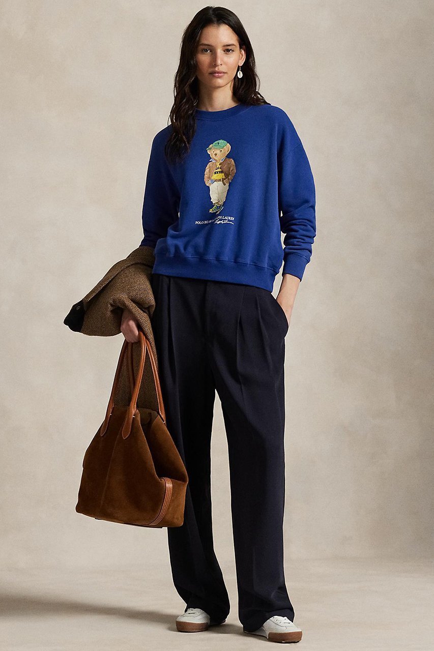 【ラルフローレン/RALPH LAUREN】の【POLO RALPH LAUREN】Polo ベア ライトウェイト フリース クルーネック 人気、トレンドファッション・服の通販 founy(ファニー) ファッション Fashion レディースファッション Fashion for Women トップス・カットソー Cut & Sew Tops シャツ・ブラウス・オフィスカジュアル Elegant Blouses & Button-Ups レディースパーカー・カジュアルフーディー Casual Hoodies & Sweatshirts ロングTシャツ・Tシャツ Longline T-Shirts & Tees スウェット・クルーネックトップス Sweatshirts & Crewnecks / Relaxed Fit Sweat Tops カットソー・ベーシックTシャツ Cut-and-Sewn Tops / Stretch Tees & Basics クラシック Classic, Timeless Style プリント Print, Printed Pattern モチーフ Motif, Design Theme ラバー Rubber, Rubber Sole other-3|ID: prp329100004645474 ipo3291000000036039373