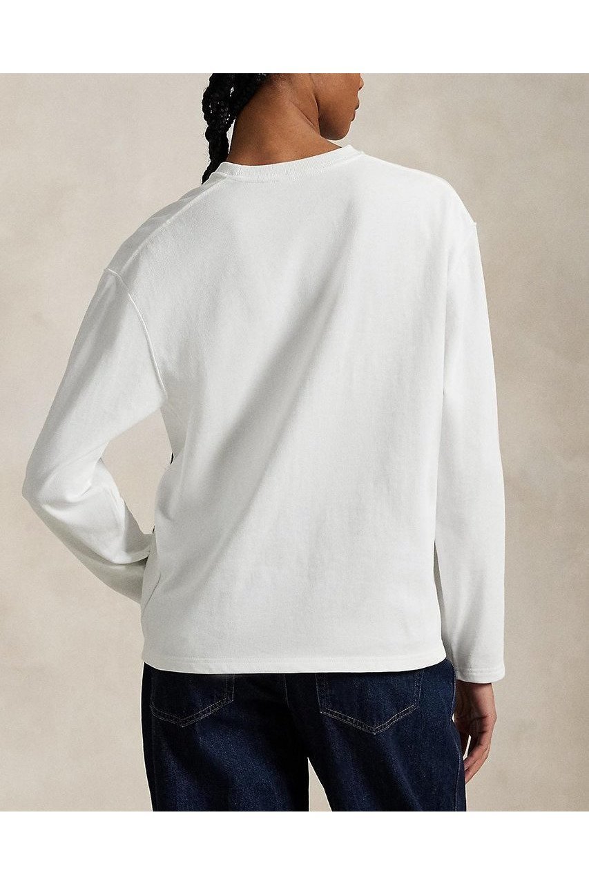 【ラルフローレン/RALPH LAUREN】の【POLO RALPH LAUREN】コットン ジャージー ロングスリーブ Tシャツ 人気、トレンドファッション・服の通販 founy(ファニー) 　ファッション　Fashion　レディースファッション　Fashion for Women　トップス・カットソー　Cut & Sew Tops　シャツ・ブラウス・オフィスカジュアル　Elegant Blouses & Button-Ups　ロングTシャツ・Tシャツ　Longline T-Shirts & Tees　カットソー・ベーシックTシャツ　Cut-and-Sewn Tops / Stretch Tees & Basics　2025年　2025　2025-2026秋冬・A/W　Autumn/Winter 2025–26 AW25–26　スリーブ　Sleeve, Long Sleeve / Short Sleeve　フィット　Fit, Slim Fit　ベーシック　Basic, Essential　ロング　Long, Long-Length　A/W・秋冬　Autumn/Winter　長袖　Long Sleeve, Full Sleeve　other-4|ID: prp329100004645478 ipo3291000000033527007