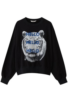 【オブラダ/Oblada】のTIGER スウェット 人気、トレンドファッション・服の通販 founy(ファニー) ファッション Fashion レディースファッション Fashion for Women トップス・カットソー Cut & Sew Tops シャツ・ブラウス・オフィスカジュアル Elegant Blouses & Button-Ups レディースパーカー・カジュアルフーディー Casual Hoodies & Sweatshirts ロングTシャツ・Tシャツ Longline T-Shirts & Tees スウェット・クルーネックトップス Sweatshirts & Crewnecks / Relaxed Fit Sweat Tops カットソー・ベーシックTシャツ Cut-and-Sewn Tops / Stretch Tees & Basics 2025年 2025 2025-2026秋冬・A/W Autumn/Winter 2025–26 AW25–26 ショート Short, Short Length スウェット / スエット Sweatshirt, Sweatwear プリント Print, Printed Pattern A/W・秋冬 Autumn/Winter |ID:prp329100004645479