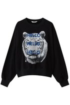 【オブラダ/Oblada】のTIGER スウェット 人気、トレンドファッション・服の通販 founy(ファニー) ファッション Fashion レディースファッション Fashion for Women トップス・カットソー Cut & Sew Tops シャツ・ブラウス・オフィスカジュアル Elegant Blouses & Button-Ups レディースパーカー・カジュアルフーディー Casual Hoodies & Sweatshirts ロングTシャツ・Tシャツ Longline T-Shirts & Tees スウェット・クルーネックトップス Sweatshirts & Crewnecks / Relaxed Fit Sweat Tops カットソー・ベーシックTシャツ Cut-and-Sewn Tops / Stretch Tees & Basics 2025年 2025 2025-2026秋冬・A/W Autumn/Winter 2025–26 AW25–26 ショート Short, Short Length スウェット / スエット Sweatshirt, Sweatwear プリント Print, Printed Pattern A/W・秋冬 Autumn/Winter thumbnail ブラック|ID: prp329100004645479 ipo3291000000033527010