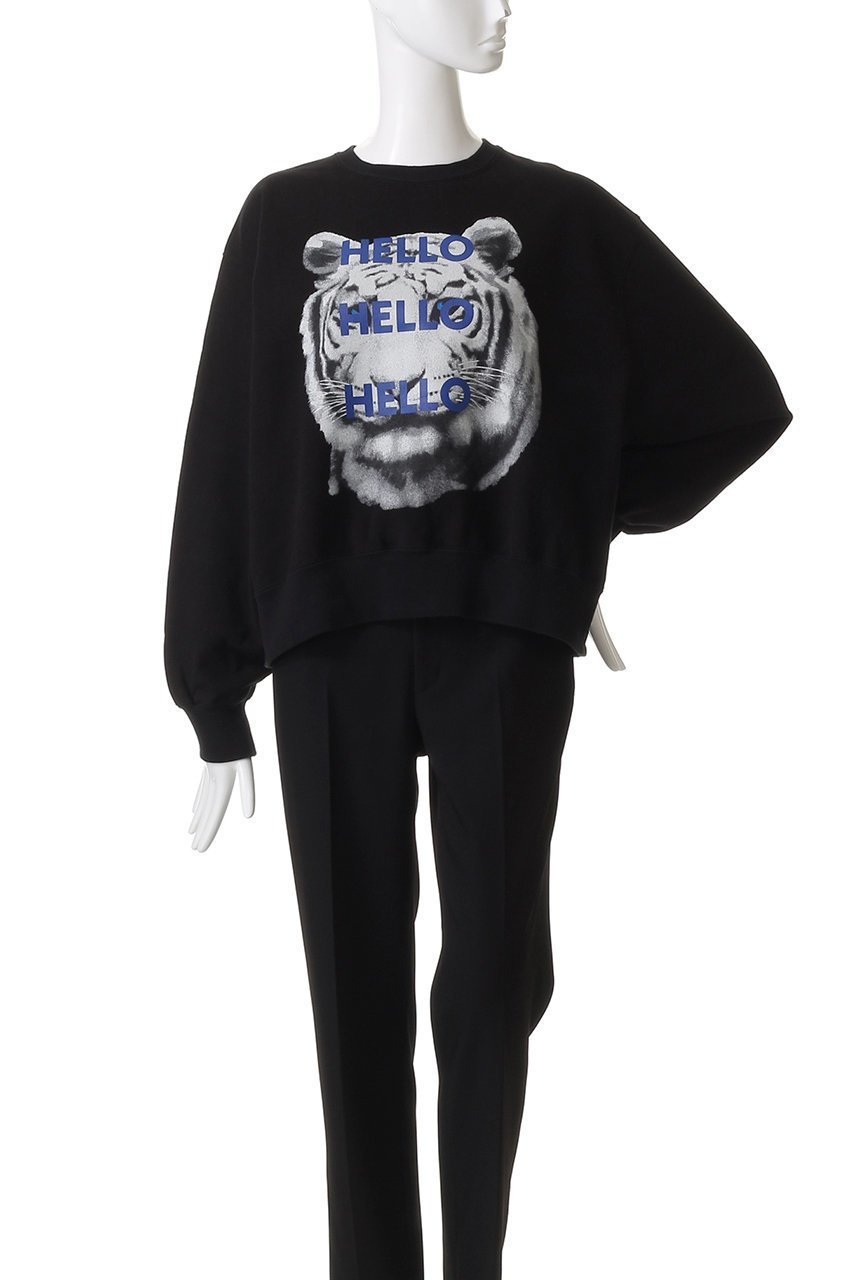 【オブラダ/Oblada】のTIGER スウェット 人気、トレンドファッション・服の通販 founy(ファニー) 　ファッション　Fashion　レディースファッション　Fashion for Women　トップス・カットソー　Cut & Sew Tops　シャツ・ブラウス・オフィスカジュアル　Elegant Blouses & Button-Ups　レディースパーカー・カジュアルフーディー　Casual Hoodies & Sweatshirts　ロングTシャツ・Tシャツ　Longline T-Shirts & Tees　スウェット・クルーネックトップス　Sweatshirts & Crewnecks / Relaxed Fit Sweat Tops　カットソー・ベーシックTシャツ　Cut-and-Sewn Tops / Stretch Tees & Basics　2025年　2025　2025-2026秋冬・A/W　Autumn/Winter 2025–26 AW25–26　ショート　Short, Short Length　スウェット / スエット　Sweatshirt, Sweatwear　プリント　Print, Printed Pattern　A/W・秋冬　Autumn/Winter　other-2|ID: prp329100004645479 ipo3291000000033527011