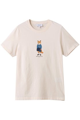 【メゾン キツネ/MAISON KITSUNE】 DRESSED FOX レギュラー Tシャツ人気、トレンドファッション・服の通販 founy(ファニー) ファッション Fashion レディースファッション Fashion for Women トップス・カットソー Cut & Sew Tops シャツ・ブラウス・オフィスカジュアル Elegant Blouses & Button-Ups ロングTシャツ・Tシャツ Longline T-Shirts & Tees カットソー・ベーシックTシャツ Cut-and-Sewn Tops / Stretch Tees & Basics ワンピース Dresses フォーマル・パーティードレス・結婚式用ドレス Elegant & Casual Dresses 2025年 2025 2025-2026秋冬・A/W Autumn/Winter 2025–26 AW25–26 インナー Innerwear ショート Short, Short Length スリーブ Sleeve, Long Sleeve / Short Sleeve ハーフ Half, Half-Length プリント Print, Printed Pattern レギュラー Regular, Standard Fit ワンポイント One Point, Statement Accent A/W・秋冬 Autumn/Winter |ID:prp329100004645481