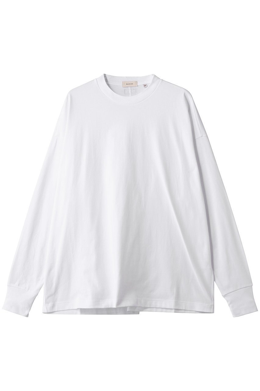 【ブラミンク/BLAMINK】のクルーネックロングスリーブ 人気、トレンドファッション・服の通販 founy(ファニー) 　ファッション　Fashion　レディースファッション　Fashion for Women　トップス・カットソー　Cut & Sew Tops　シャツ・ブラウス・オフィスカジュアル　Elegant Blouses & Button-Ups　ロングTシャツ・Tシャツ　Longline T-Shirts & Tees　カットソー・ベーシックTシャツ　Cut-and-Sewn Tops / Stretch Tees & Basics　2025年　2025　2025-2026秋冬・A/W　Autumn/Winter 2025–26 AW25–26　シンプル　Simple, Minimal　スリーブ　Sleeve, Long Sleeve / Short Sleeve　トレンド　Trend, Trending Now　パッチ　Patch, Appliqué　ロング　Long, Long-Length　ワーク　Workwear, Utility Style　定番　Standard, Basic Item　A/W・秋冬　Autumn/Winter　 other-1|ID: prp329100004645488 ipo3291000000033527078