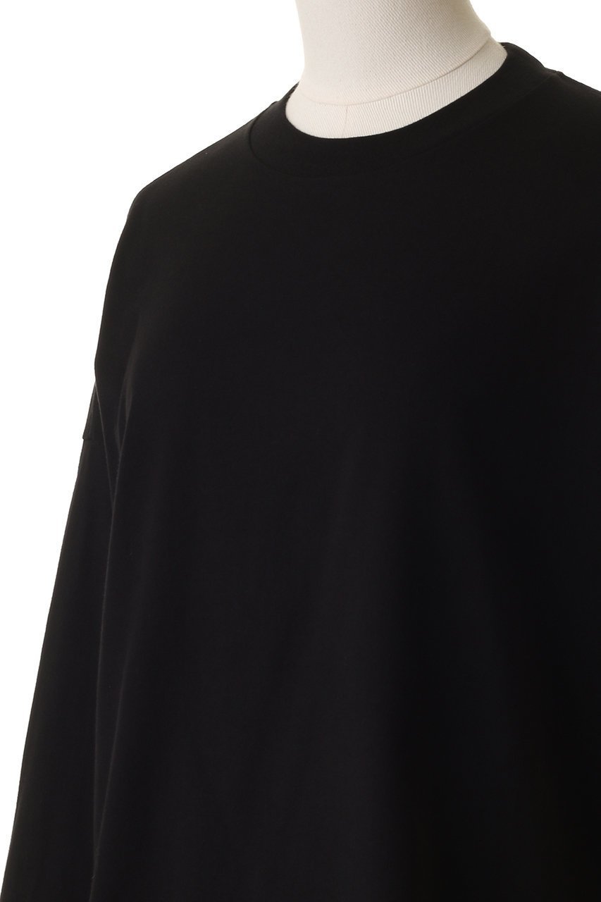 【ブラミンク/BLAMINK】のクルーネックロングスリーブ 人気、トレンドファッション・服の通販 founy(ファニー) 　ファッション　Fashion　レディースファッション　Fashion for Women　トップス・カットソー　Cut & Sew Tops　シャツ・ブラウス・オフィスカジュアル　Elegant Blouses & Button-Ups　ロングTシャツ・Tシャツ　Longline T-Shirts & Tees　カットソー・ベーシックTシャツ　Cut-and-Sewn Tops / Stretch Tees & Basics　2025年　2025　2025-2026秋冬・A/W　Autumn/Winter 2025–26 AW25–26　シンプル　Simple, Minimal　スリーブ　Sleeve, Long Sleeve / Short Sleeve　トレンド　Trend, Trending Now　パッチ　Patch, Appliqué　ロング　Long, Long-Length　ワーク　Workwear, Utility Style　定番　Standard, Basic Item　A/W・秋冬　Autumn/Winter　other-5|ID: prp329100004645488 ipo3291000000033527087