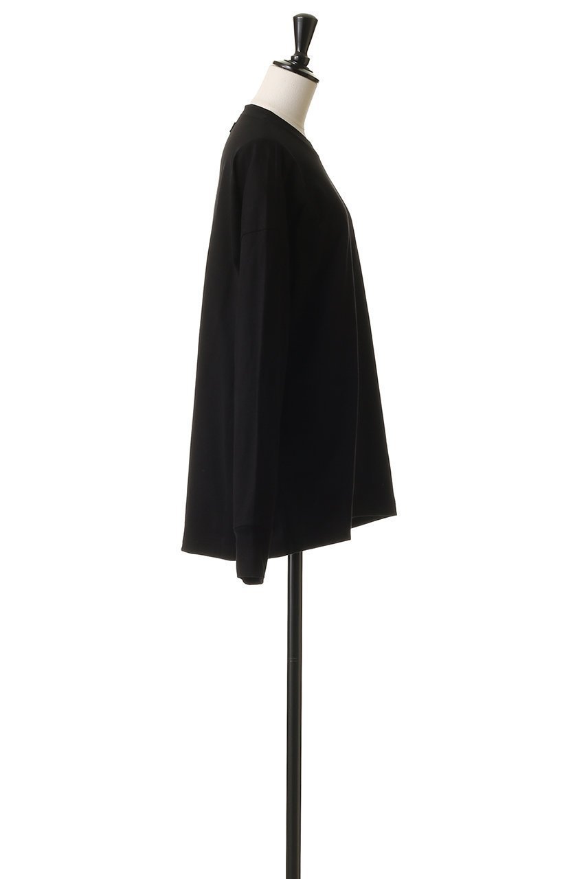 【ブラミンク/BLAMINK】のクルーネックロングスリーブ 人気、トレンドファッション・服の通販 founy(ファニー) 　ファッション　Fashion　レディースファッション　Fashion for Women　トップス・カットソー　Cut & Sew Tops　シャツ・ブラウス・オフィスカジュアル　Elegant Blouses & Button-Ups　ロングTシャツ・Tシャツ　Longline T-Shirts & Tees　カットソー・ベーシックTシャツ　Cut-and-Sewn Tops / Stretch Tees & Basics　シンプル　Simple, Minimal　スリーブ　Sleeve, Long Sleeve / Short Sleeve　トレンド　Trend, Trending Now　パッチ　Patch, Appliqué　ロング　Long, Long-Length　ワーク　Workwear, Utility Style　定番　Standard, Basic Item　other-3|ID: prp329100004645488 ipo3291000000035780334